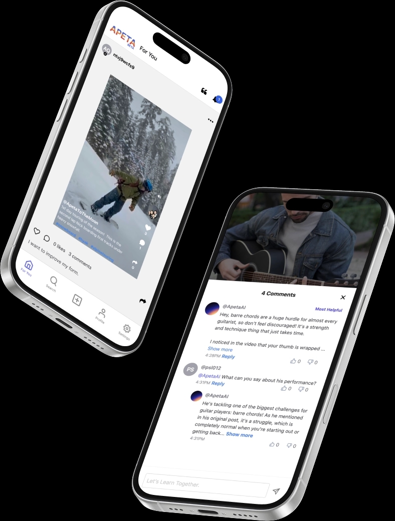 Apeta mobile app interface